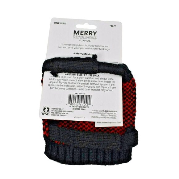 Check Me Out Sweater Bearded Dragon One Size Holiday Photo Ops New - Picture 2 of 3